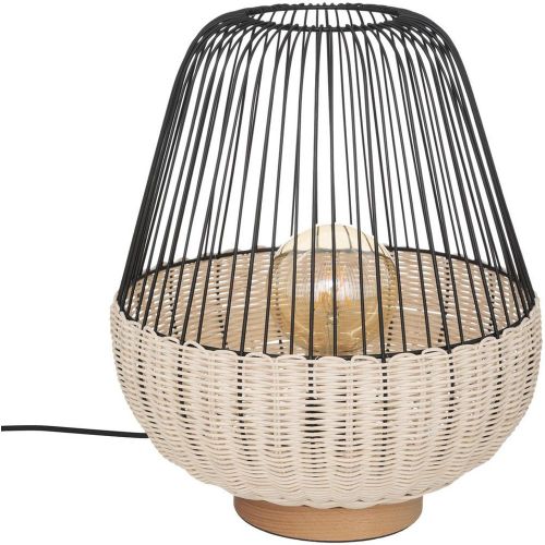 Lampe Anea métal et hêtre noir - 3S. x Home - Modalova