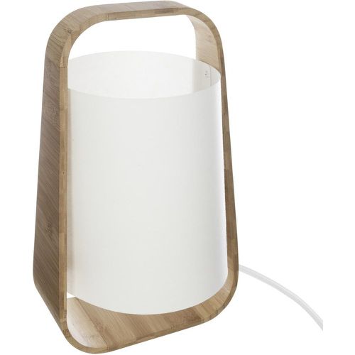 Lampe bambou + abat-jour plastique H35 - 3S. x Home - Modalova