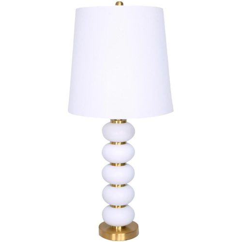 Lampe De Table DEBBIE Métal Blanc - 3S. x Home - Modalova