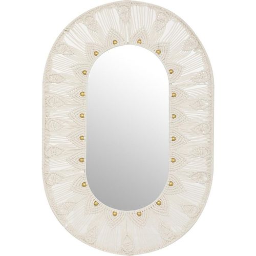 Miroir Romeo, métal et coton, , 60x90 cm - 3S. x Home - Modalova