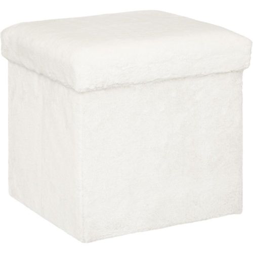 Pouf pliant carré Ezzio, bois - 3S. x Home - Modalova