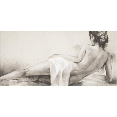 Toile imprimée Erika, bois, et blanc, 110x55 cm - 3S. x Home - Modalova