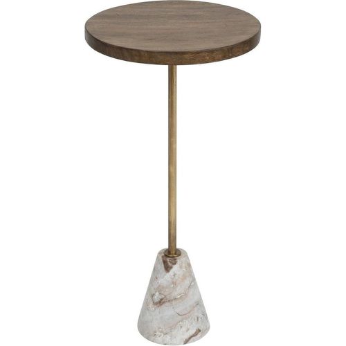 Table d'appoint Neith, manguier et marbre - 3S. x Home - Modalova