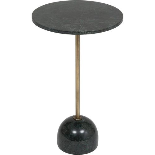 Table d'appoint Nema, marbre et métal, vert cèdre - 3S. x Home - Modalova