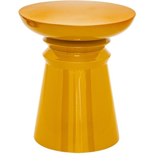 Table d'appoint totem Jaya Métal moutarde - 3S. x Home - Modalova