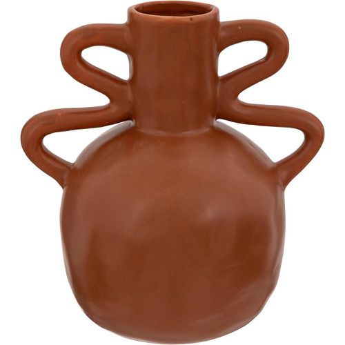 Vase en céramique cannelle H20 OLM - 3S. x Home - Modalova