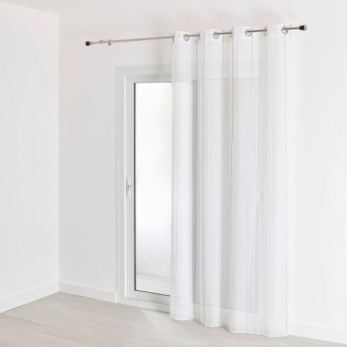 Voilage Fantaisie Rayures - Gris - 3S. x Home - Modalova
