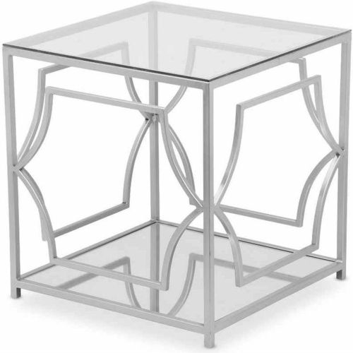 Table Basse D'appoint En Verre Transparent Et Pieds - 3S. x Home - Modalova