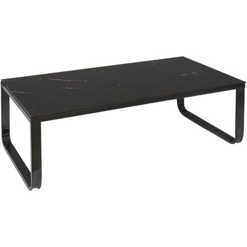 Table Basse En Verre Marble Noir - 3S. x Home - Modalova
