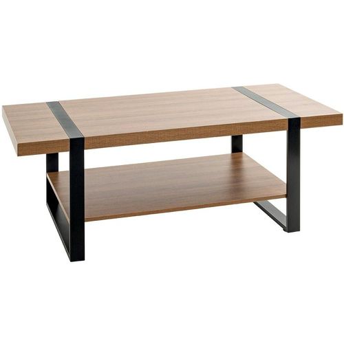 Table basse acier laqué et plateaux décor chêne - 3S. x Home - Modalova