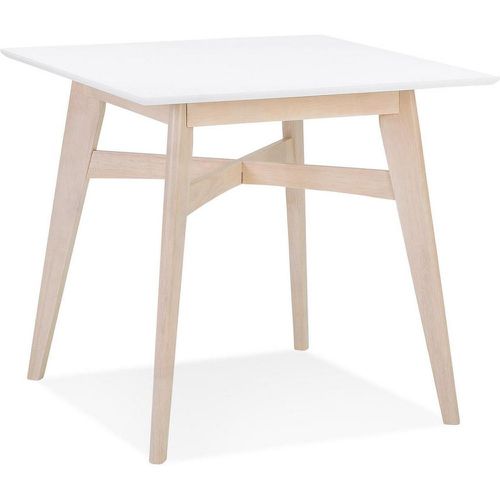 Table De Salle à Manger Blanche Design STEFFIE Style Scandinave - 3S. x Home - Modalova