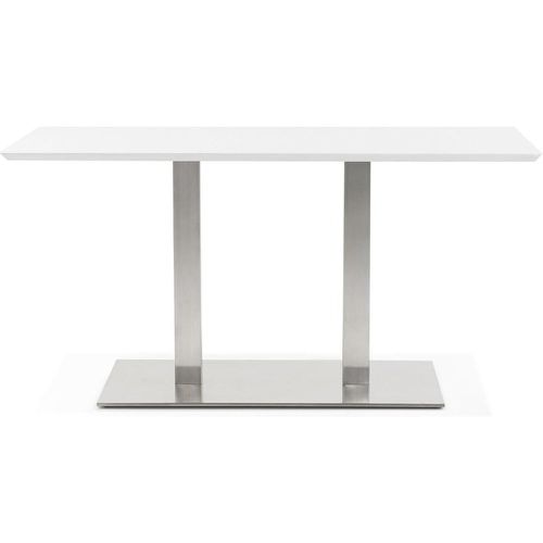 Table de salle à manger Blanche design RECTA - 3S. x Home - Modalova