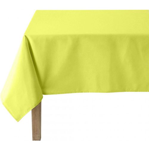 Nappe ronde unie en coton, traitée Teflon, Made in France, CAMBRAI, jaune - Coucke - Modalova