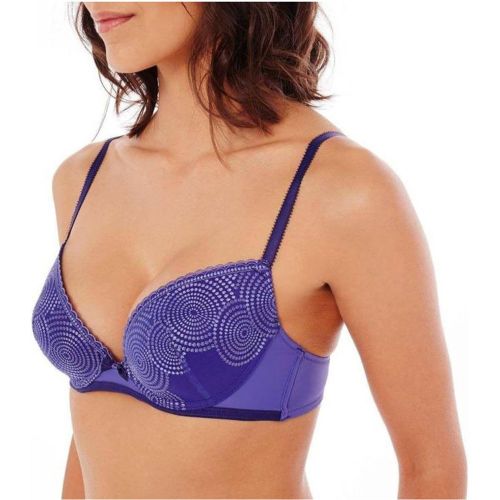 Soutien-gorge ampliforme push moulé Côté Cour POMM'POIRE - Bleu - Pomm Poire - Modalova