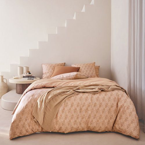 Housse de couette imprimée en percale de coton HYPNOS - Essix - Modalova