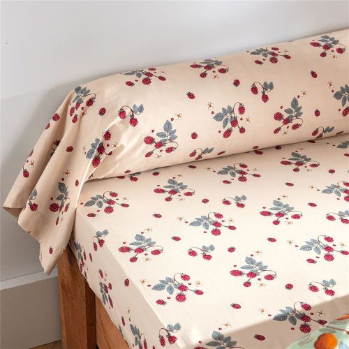 Drap housse percale de coton CROQUER - Becquet - Modalova