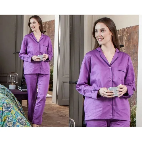 Pyjama Femme - Violet en coton - Becquet - Modalova