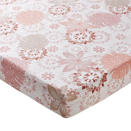 Drap-housse en coton OASIS motif exotique - Becquet - Modalova