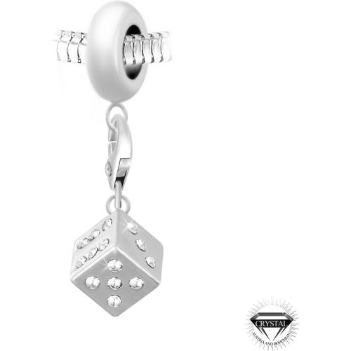 Charm perle Dé orné de cristaux Swarovski par SC Crystal Paris® - So Charm Bijoux - Modalova