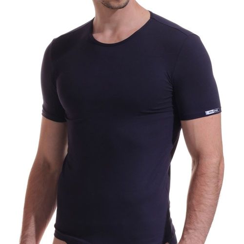 T-shirt manches courtes Navy en coton - Jolidon - Modalova