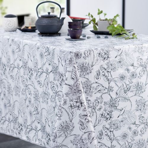 Nappe ronde 140 cm PARADISIAQUE TOILE CIREE - Calitex - Modalova
