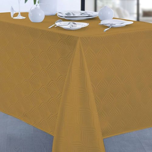 Nappe rectangulaire Luce Ocre - Calitex - Modalova
