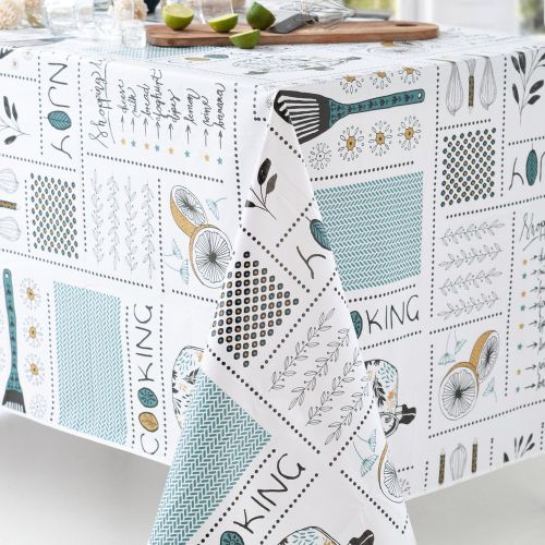 Nappe Ronde Enjoy Cooking Toile Ciree 140 cm - Calitex - Modalova