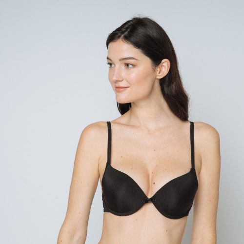 Soutien gorge push up basique noir - Iconic - Modalova