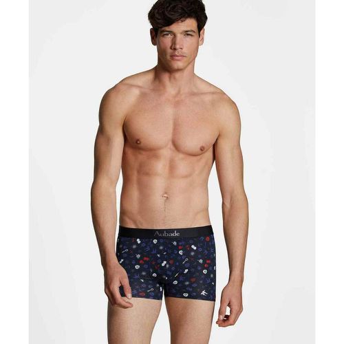 Boxer - Bleu Aubade Men en coton - Aubade Men - Modalova