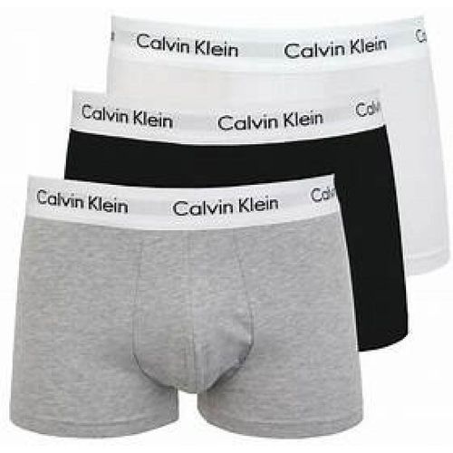 PACK 3 BOXERS - Coton Stretch Blanc / / Gris - Calvin Klein Underwear - Modalova