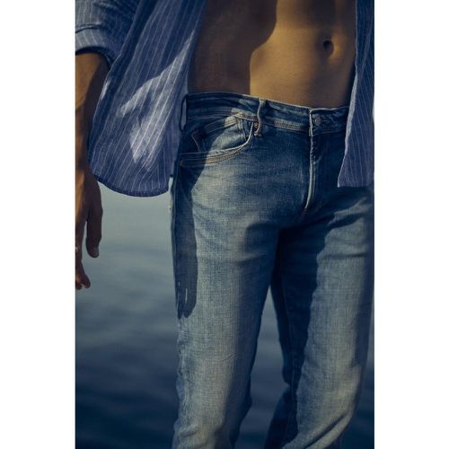 Jeans regular, droit 800/12, longueur 34 en coton Noah - Le Temps des Cerises - Modalova