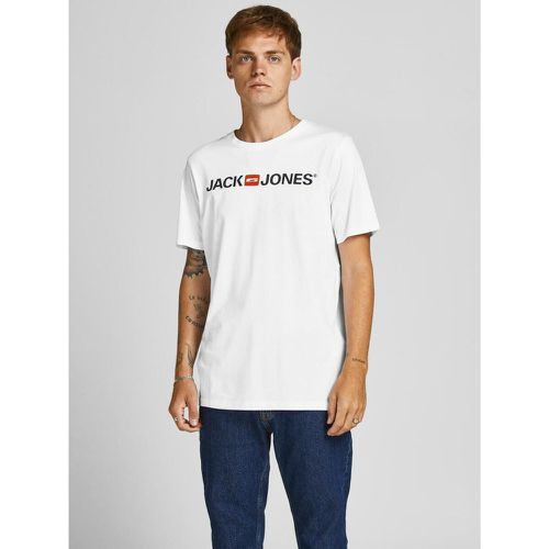 T-shirt Slim Fit Col rond Manches courtes en coton Noel - jack & jones - Modalova