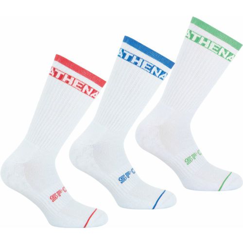 Lot de 3 paires de mi-chaussettes - en coton - Athena - Modalova