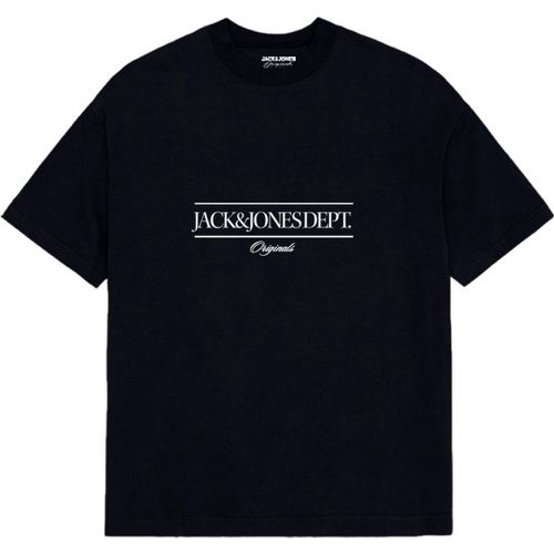 T-shirt Standard Fit Double col Manches courtes en coton - jack & jones - Modalova