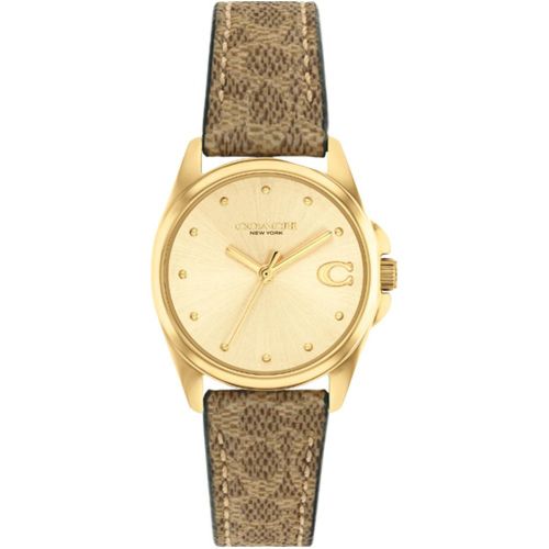 Montre Greyson - 14504107 Bracelet Cuir - Coach - Modalova