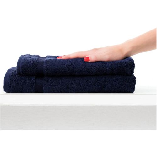 Serviette invité RANGER 620 g/m² - 40x60 + Serviette 56 x 100 cm - marine - Cogal - Modalova