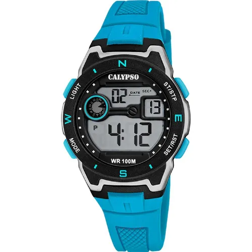 Montre Digital Crush - K5853-1 Bracelet Silicone - Calypso - Modalova