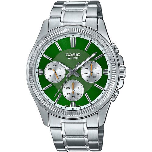 Montre Timeless Collection Men - MTP-1375PD-3AVEF Bracelet Acier - Casio - Modalova