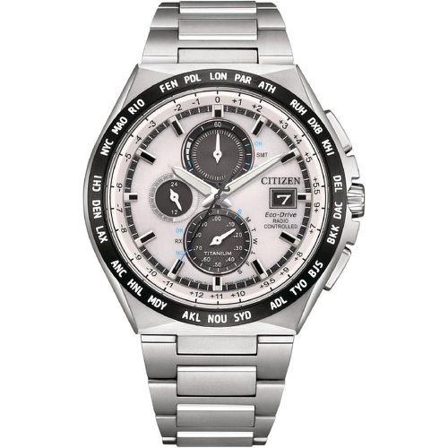 Montre Radio Controlled - AT8238-84A Bracelet Titane - Citizen - Modalova