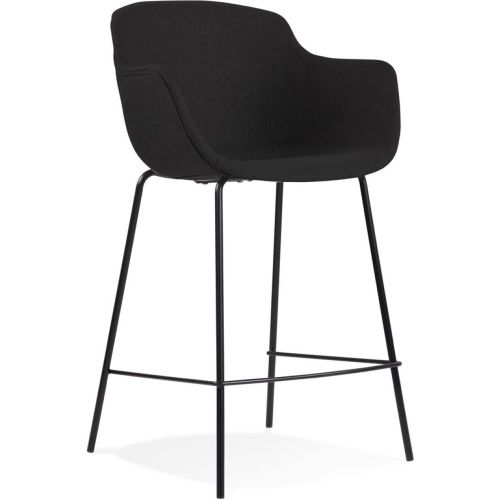 Tabouret snack mi-hauteur 'FORTI MINI' en tissu - ALTEREGO - Modalova