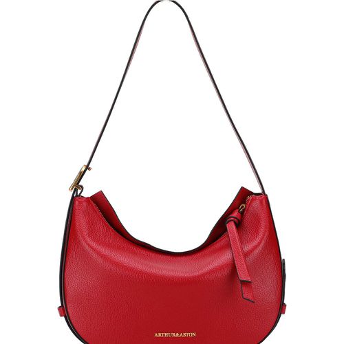 Sac épaule Raquel Cuir - Rouge - Arthur & Aston - Modalova