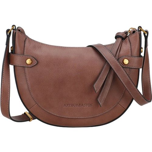 Sac Bandouliere en Cuir - Taupe - Arthur & Aston - Modalova