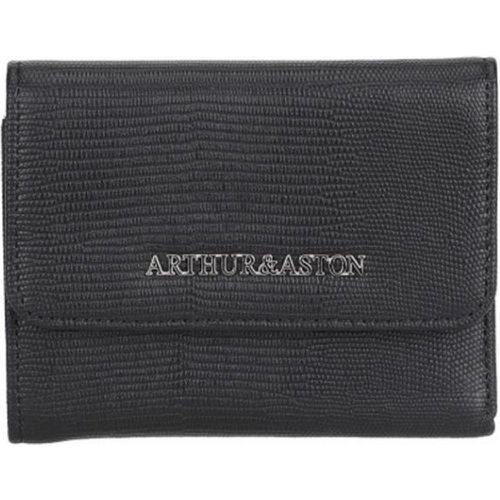 Porte-monnaie en cuir noir - Arthur & Aston - Modalova