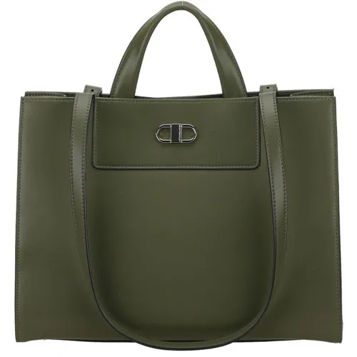 Sac porte main vert en cuir Jeanne - Arthur & Aston - Modalova