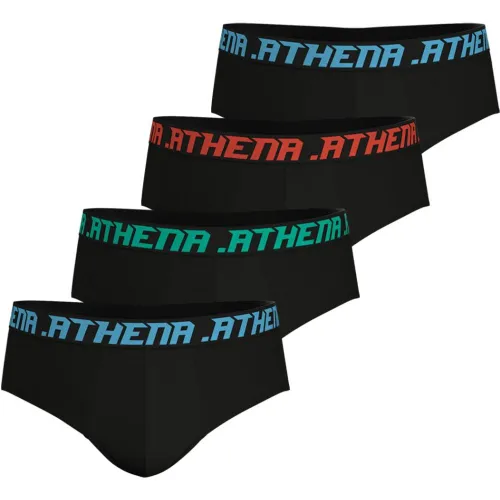 Lot de 4 slips My Petits Prix en coton - Athena - Modalova