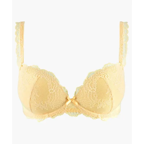 Soutien-gorge plongeant armatures jaune - Aubade - Modalova