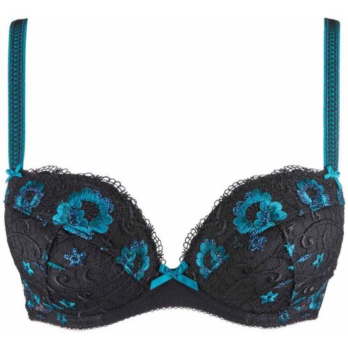 Soutien-gorge push-up plongeant armatures - Noir - Aubade - Modalova