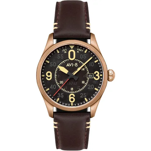 Montre Spitfire Smith Automatic - AV-4090-06 Bracelet Cuir - Avi-8 - Modalova