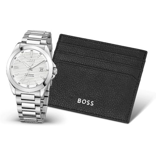 Coffret montre - 1570181 Strike Bracelet Acier et Porte-carte - Boss - Modalova