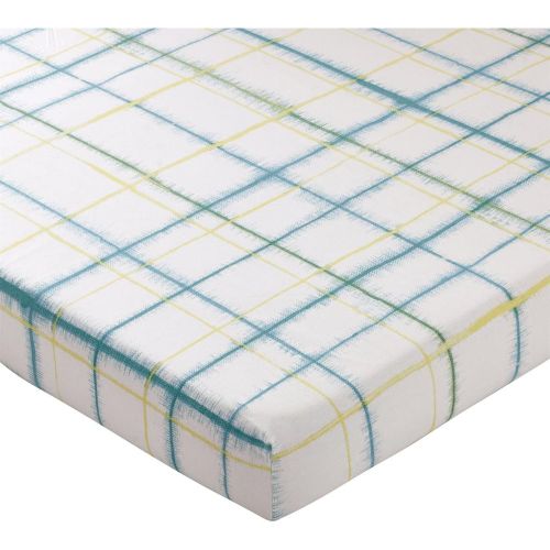 Drap-housse à carreaux PARADIS cassé - Becquet - Modalova